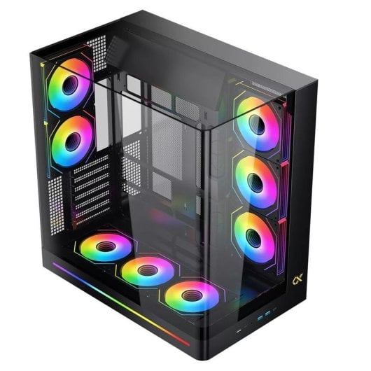 PC-Gehäuse Xigmatek EN48418 Pano II Schwarz ARGB Glas ATX/Micro ATX