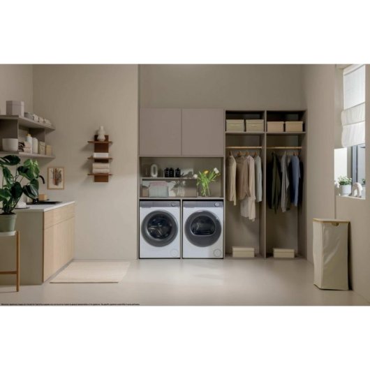 Máquina de Lavar Roupa Haier HW90-B14367U1 9 kg 1400rpm A Branco Wifi Motor Direct Motion