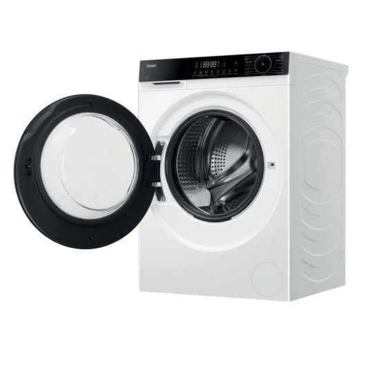 Lavadora Haier HW80-BP14357TU1 Carga Frontal 8 kg 1400 rpm Clase A Blanca WiFi IA Vapor