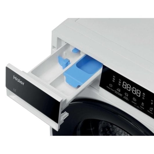 Lavadora Haier HW80-BP14357TU1 Carga Frontal 8 kg 1400 rpm Clase A Blanca WiFi IA Vapor