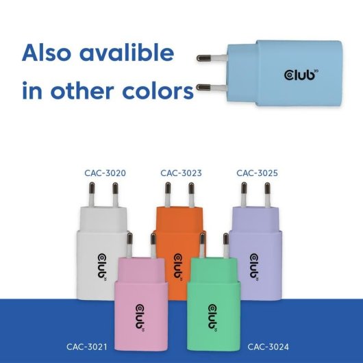 Fuente de Alimentación Club 3D CAC-3022 30W azul