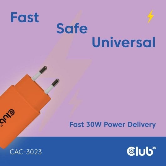 Netzteil Club 3D CAC-3023 30 W kompakt orange