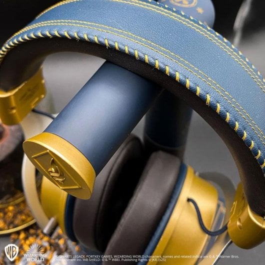 Headset Lexip Hogwarts Legacy Ancient Magic Wireless Blau Gold 50 mm Bluetooth