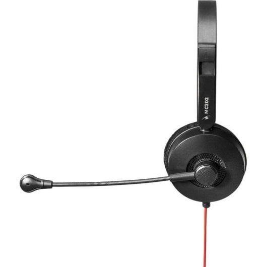 Casque Bluestork MC202-L sans fil, connexion jack 3,5 mm, stéréo, supra-aural, noir