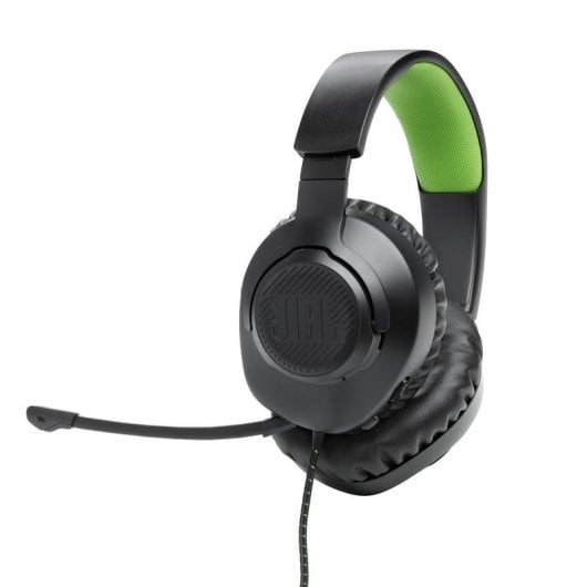 Auriculares JBL JBLQ100XBLKGRN com fio Jack 3,5 mm Gaming com microfone removível Pretos
