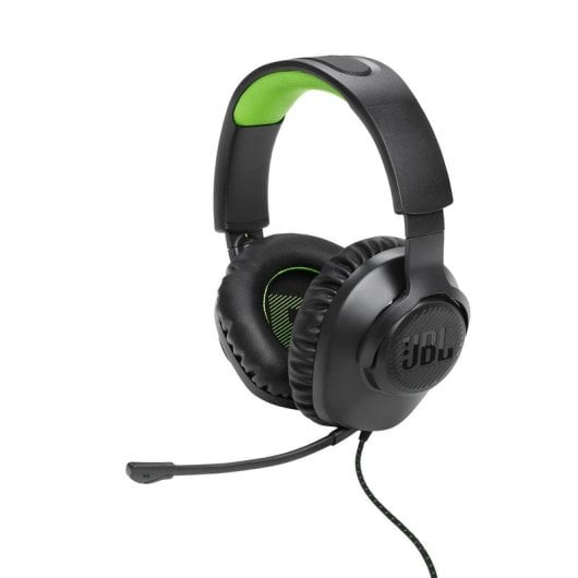 Auriculares JBL JBLQ100XBLKGRN com fio Jack 3,5 mm Gaming com microfone removível Pretos