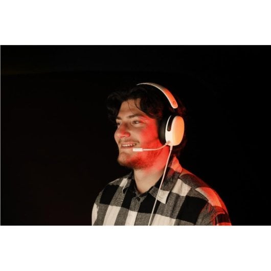 Casque Konix Nexus Switch filaire Jack 3,5 mm Gaming Microphone Noir et Blanc