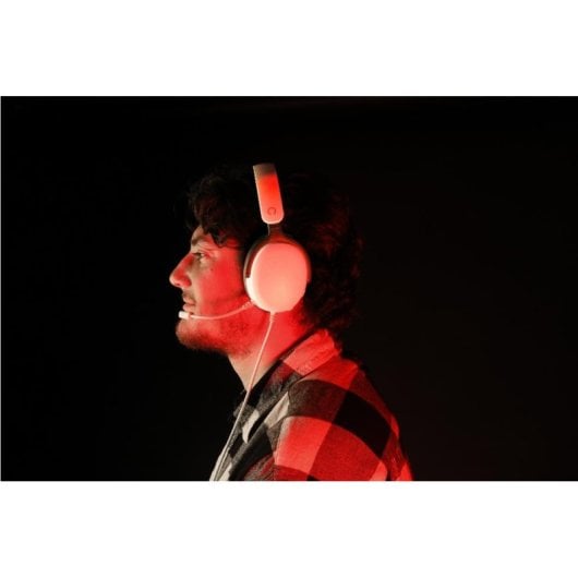 Casque Konix Nexus Switch filaire Jack 3,5 mm Gaming Microphone Noir et Blanc