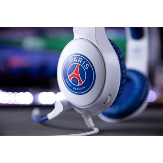 Casque Konix KX PSG filaire 3.5 mm Gaming Microphone HD Bleu Rouge Blanc