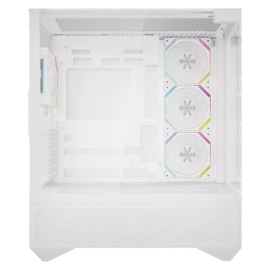 Boîtier PC Darkflash DY460 Blanc ARGB Moyen Tour Verre trempé 4 Ventilateurs