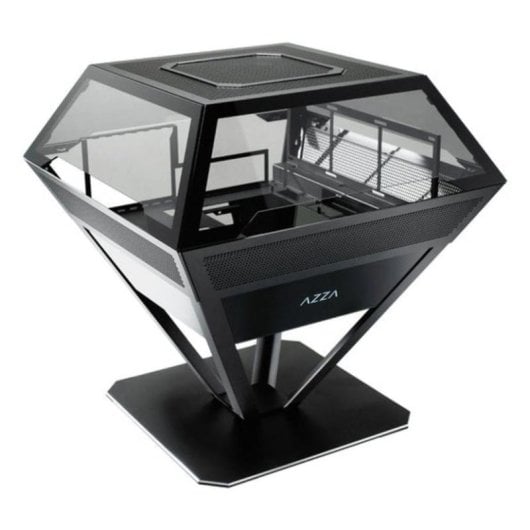 Boîtier Azza Diamond CSAZ-812 Pyramid RGB ATX/ITX/micro ATX Verre trempé