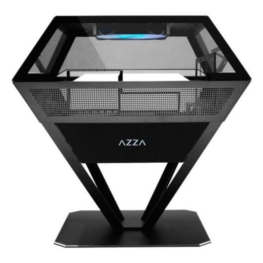 Boîtier Azza Diamond CSAZ-812 Pyramid RGB ATX/ITX/micro ATX Verre trempé