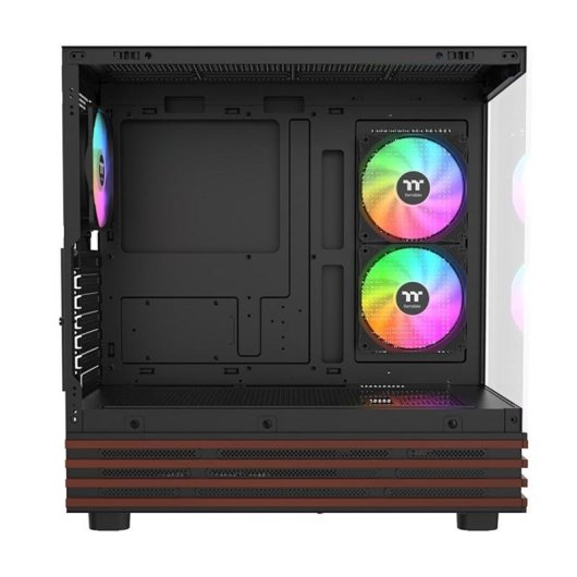 PC-Gehäuse Thermaltake View 270 Plus WS ARGB Midi Tower Schwarz Glas ARGB-Lüfter