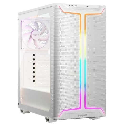 PC-Gehäuse Be quiet Pure Base 501 DX White ARGB Glasfenster ATX Midi Tower
