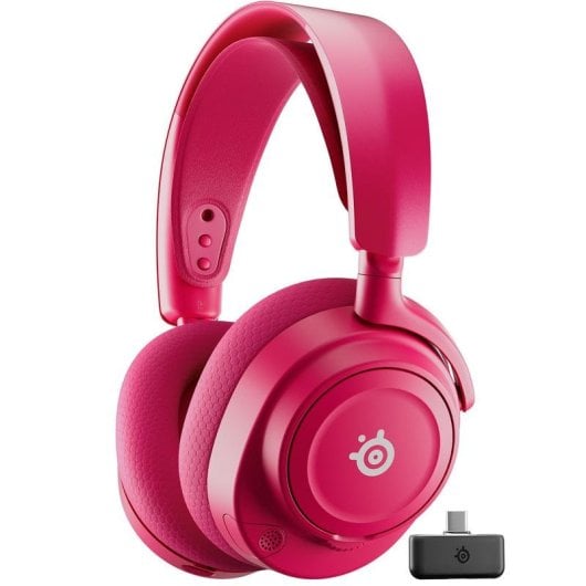 Casque SteelSeries Arctis Nova 7 Gen 2 Sans Fil Bluetooth/RF, Gaming, Réduction de Bruit, Magenta