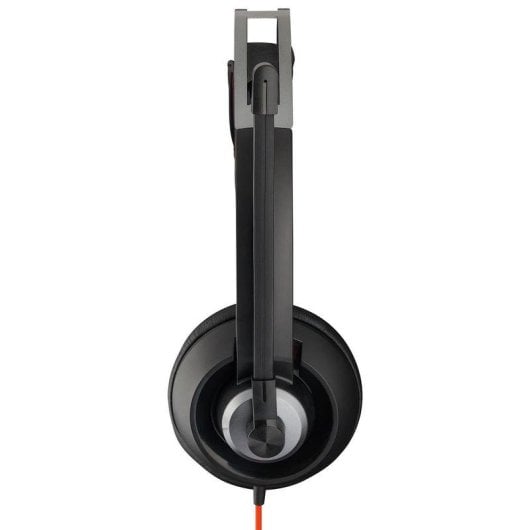 Auriculaires Bluestork MC401 filaires USB et Jack pour bureau avec microphone pivotant et annulation de bruit, noir