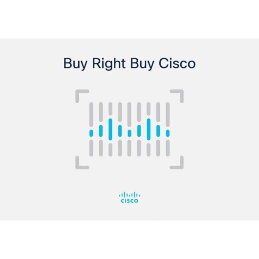 Auriculares Cisco 532 com cabo RJ9, microfone unidirecional, cancelamento de ruído, escritório, preto e cinza