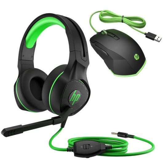 Casque Gaming HP Pavilion 400 + Souris HP Pavilion 200 Circumaural Stéréo PC