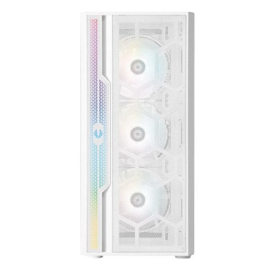 PC-Gehäuse BitFenix Apollo BFC-APL-300-WWGXW-4A Weiß ARGB Glasfenster Mesh Front