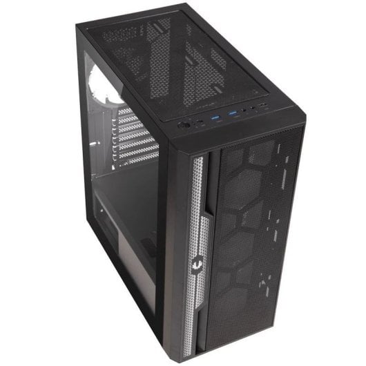PC-Gehäuse BitFenix Apollo BFC-APL-300-KKGPX-4A ARGB Glasfenster Mesh Schwarz