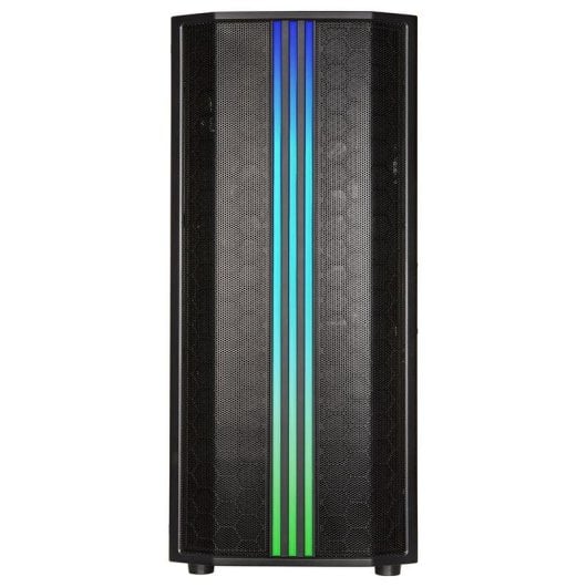 PC-Gehäuse BitFenix Saber Mesh BFC-SME300KKGXK-3B1A ARGB Glasfenster Mesh-Front