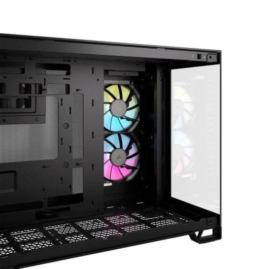 PC-Gehäuse Corsair 2500X RGB Micro Tower Schwarz Glas RGB USB-C