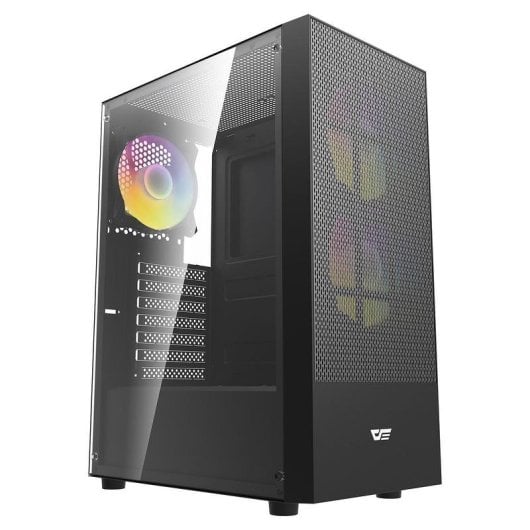 Case Darkflash DF-A290CL6-BK Nero ATX ARGB Vetro Temperato Mesh