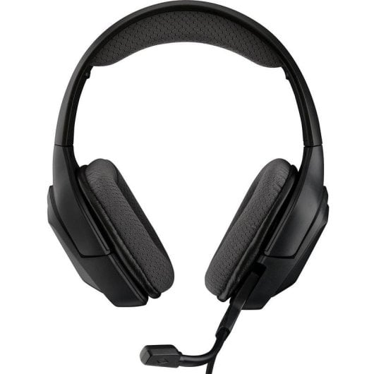 Casque The G-Lab KORP Cobalt 7.1 EX filaire USB pour Gaming, Son Surround, Micro flexible, Rétroéclairage RGB, Noir