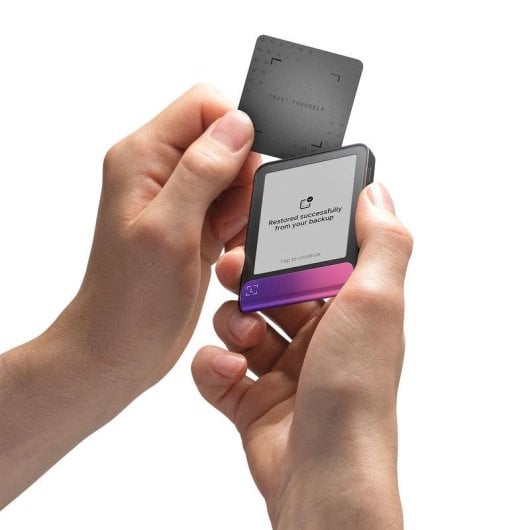 Portafoglio cripto Ledger Flex FLEX-CRIM-MAGENTA-RKEY-ENFRES schermo touch 2.84" magenta USB-C Bluetooth NFC