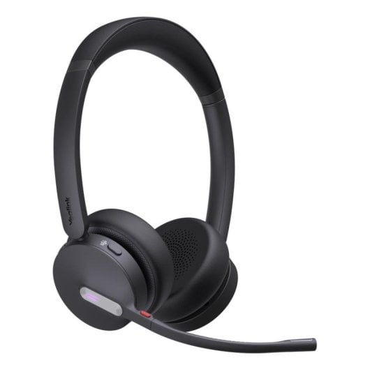 Auriculaires Yealink WH64 Dual Teams Sans fil Bluetooth DECT Pour bureau Casque Stéréo Noir