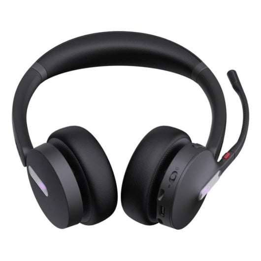 Auriculaires Yealink WH64 Dual Teams Sans fil Bluetooth DECT Pour bureau Casque Stéréo Noir