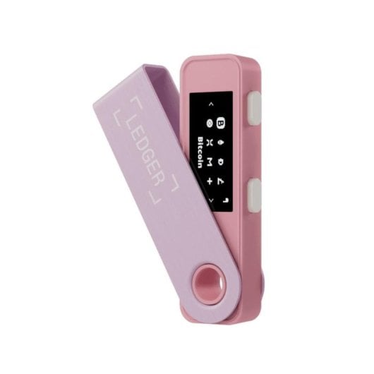Monnaie électronique Ledger Nano S Plus Rose Écran USB Sécurité EAL5+