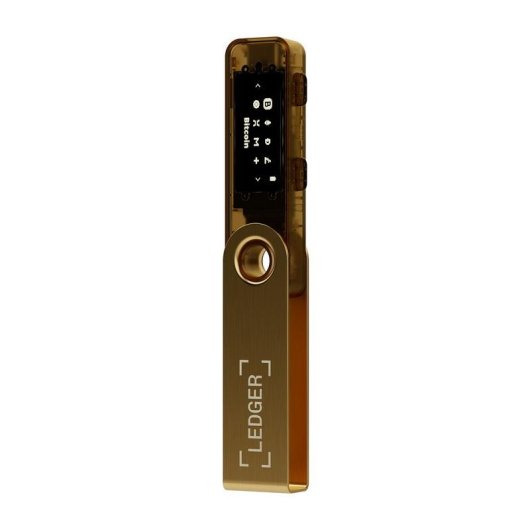 Portafoglio offline Ledger Nano S Plus Oro USB Tipo C schermo EAL5+