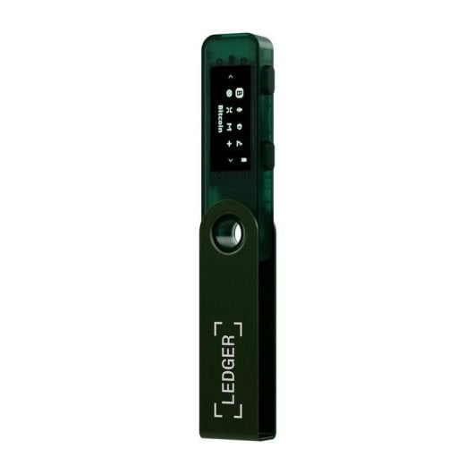 Portafoglio hardware LEDGER Nano S Plus USB Type-C Verde EAL5+ Display