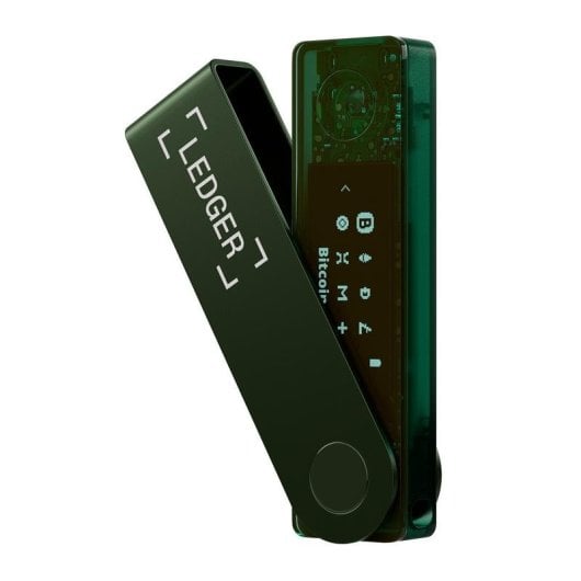 Portafoglio hardware LEDGER Nano X Verde Bluetooth USB Type-C EAL5+