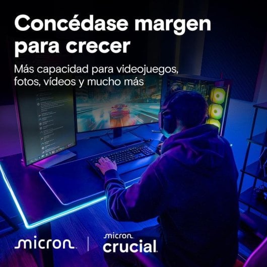 Disco Duro Crucial T710 4 TB SSD M.2 14500 MB/s + Disipador térmico