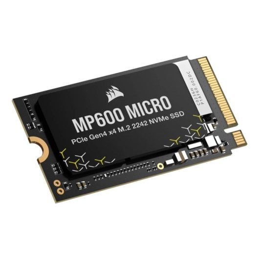 Disque SSD Corsair MP600 MICRO 1TB M.2 2242 NVMe PCIe 4.0 7000 Mo/s