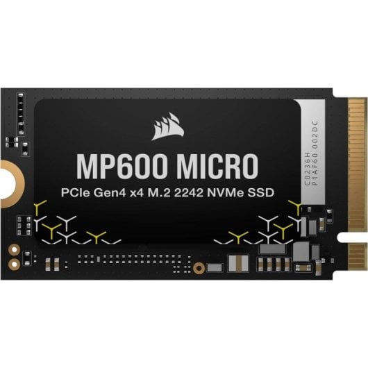 Disque SSD Corsair MP600 MICRO 1TB M.2 2242 NVMe PCIe 4.0 7000 Mo/s