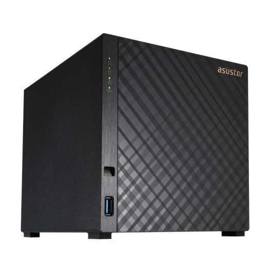 Servidor NAS torre ASUSTOR AS1204T 4 baías Realtek RTD1619B 1GB DDR4 USB 3.2