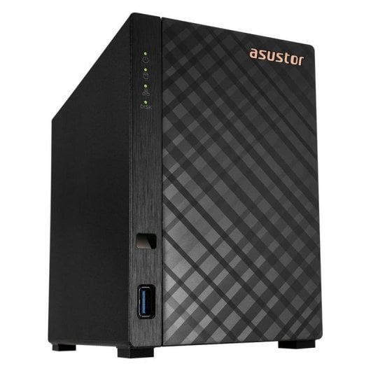 NAS Torre ASUSTOR AS1202T Realtek 1GB DDR4 2 Baias Gigabit