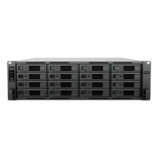 NAS Rack Synology RS2825RP+ 16 Bay AMD Ryzen V1780B 8GB DDR4 ECC 3U com Alimentação Redundante