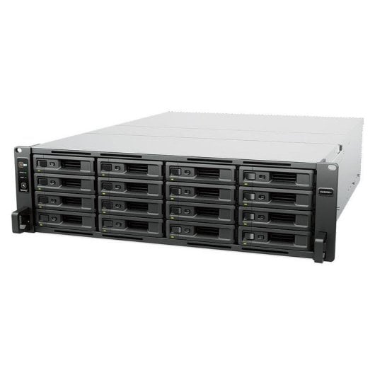 NAS Rack Synology RS2825RP+ 16 Bay AMD Ryzen V1780B 8GB DDR4 ECC 3U com Alimentação Redundante