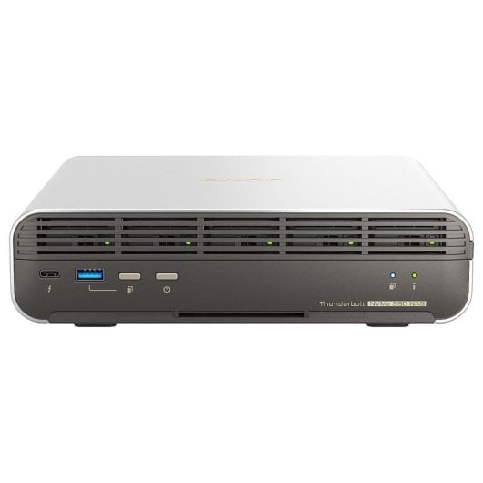 Servidor NAS QNAP TBS-H574TX 5 Baías M.2 Intel Core i3-1320PE 12GB Thunderbolt