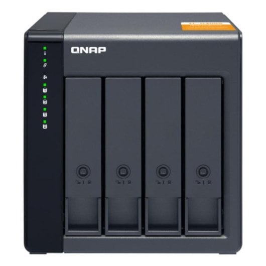 Boîtier disques durs QNAP TL-D400S 4 baies Acier Noir Gris Mini SAS Sécurité RAID