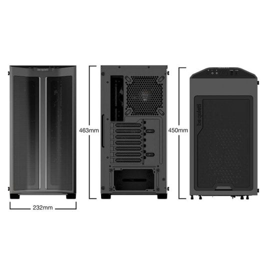 Boîtier PC Be quiet Pure Base 500 FX ARGB ATX verre trempé noir