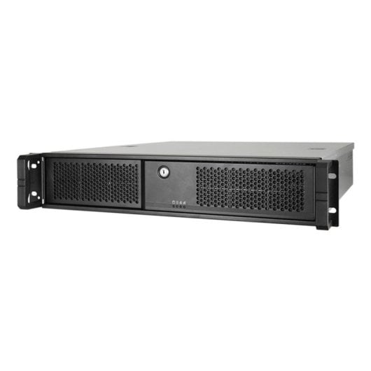 Chasis rack 2U Chieftec UNC-209SR-B-OP acero, 4 bahías, fuente 400 W, USB 3.0