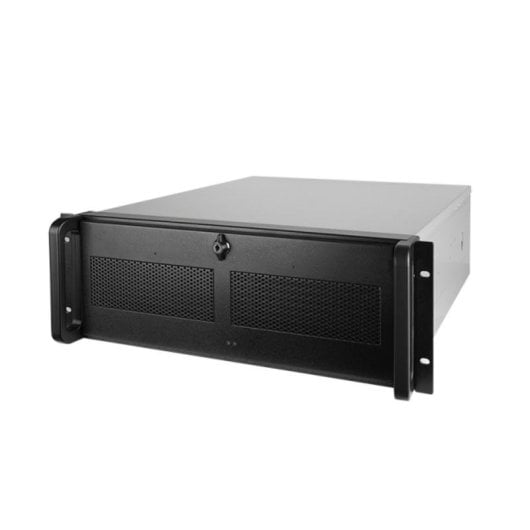 PC-Gehäuse Chieftec UNC-410S-B-U3 Rack 4U Schwarz ATX Mikro-ATX Stahl