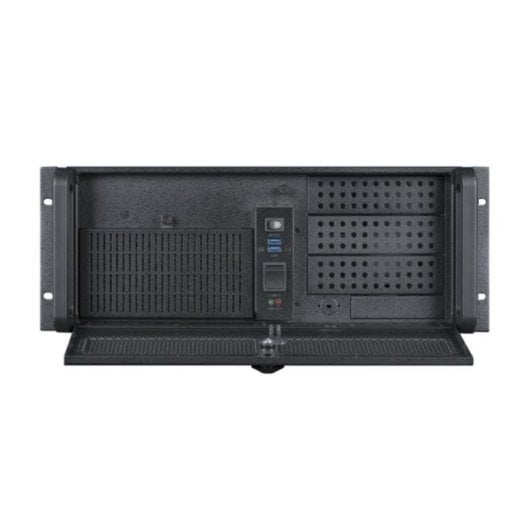 PC-Gehäuse Chieftec UNC-410S-B-U3 Rack 4U Schwarz ATX Mikro-ATX Stahl