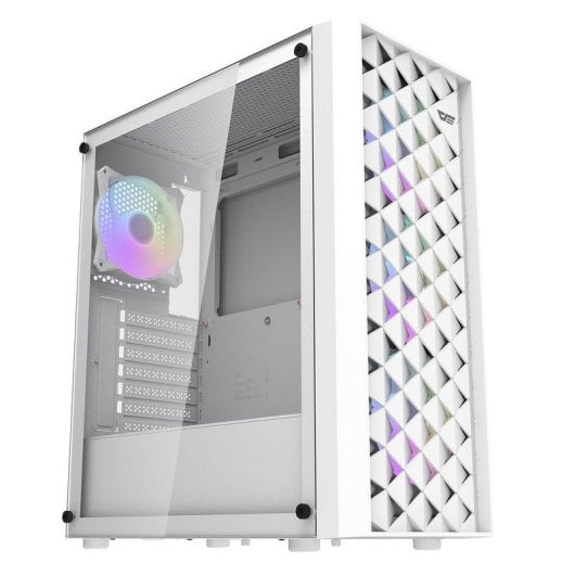 Case Darkflash DK351 Bianco ATX Mid Tower Vetro Temperato ARGB 4 Ventole