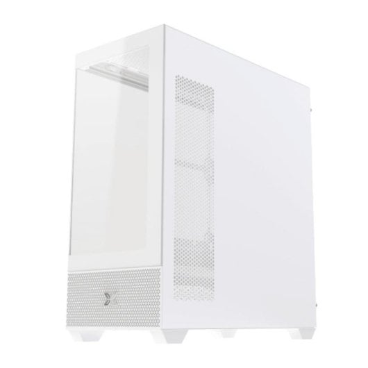 PC-Gehäuse Xigmatek Alphard Arctic Midi Tower Weiß ARGB-Glas Gaming